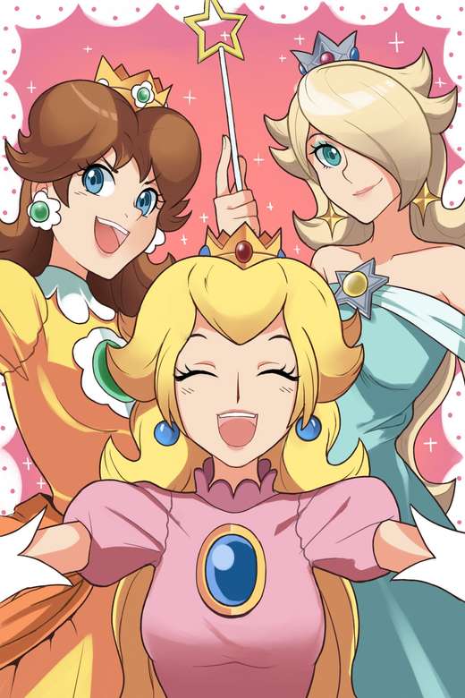 Prinzessinnen aus Nintendo Online-Puzzle