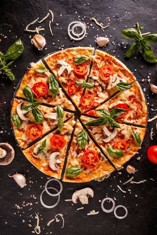 Пицца: П онлайн-пазл