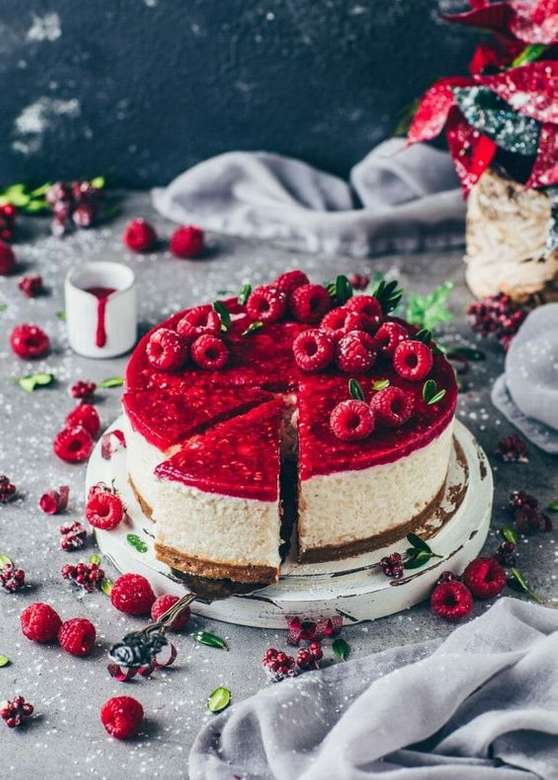 Frambozen Cheesecake legpuzzel online