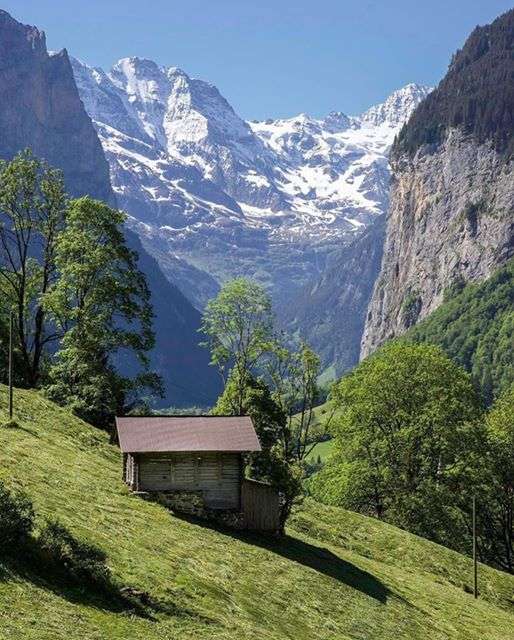 Schweiz. pussel på nätet