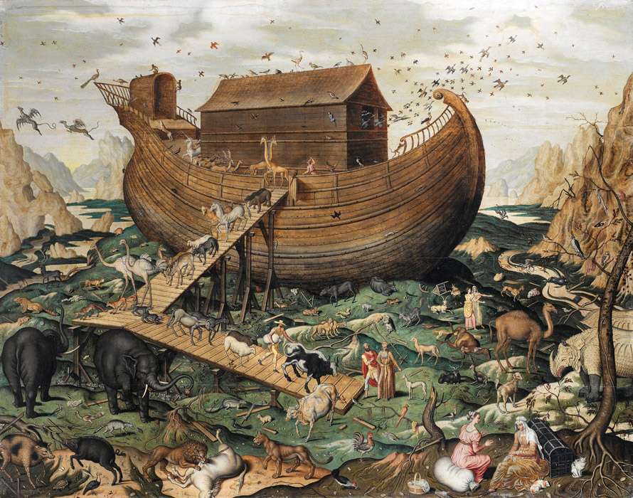 Noé bárkája az Ararat hegyén online puzzle