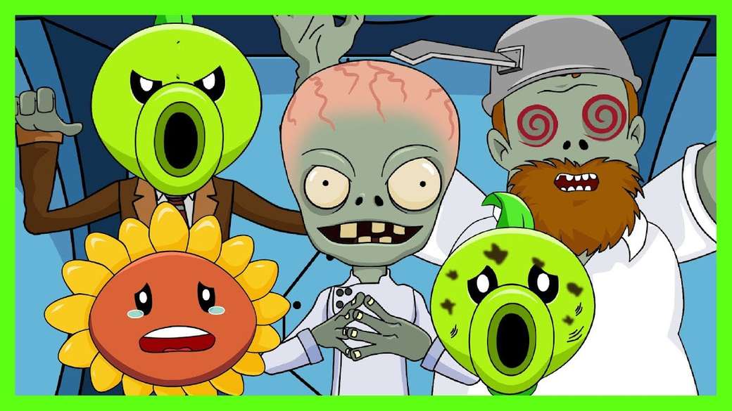 plants vs zombies - online puzzle