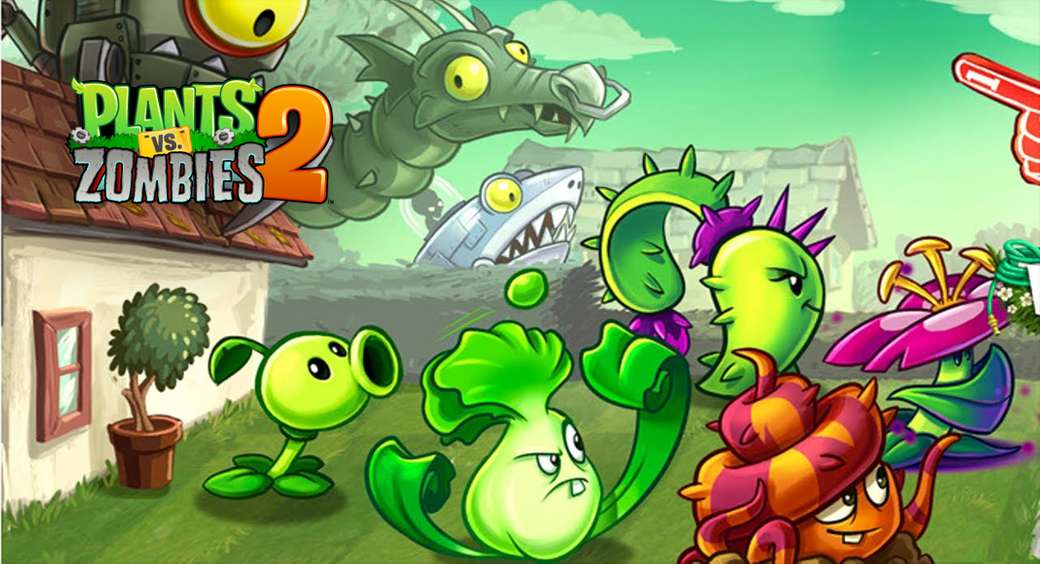 plants versus zombies - online puzzle