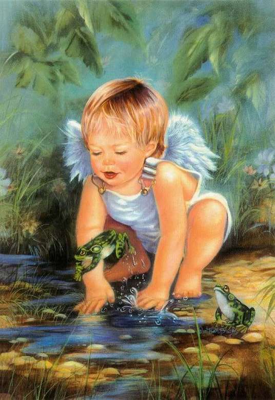 Beautiful our little angel jigsaw puzzle online