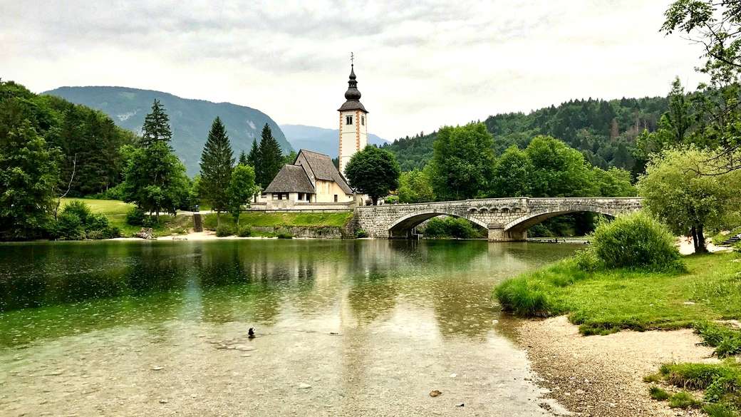 Bohinj, Slowenien Online-Puzzle