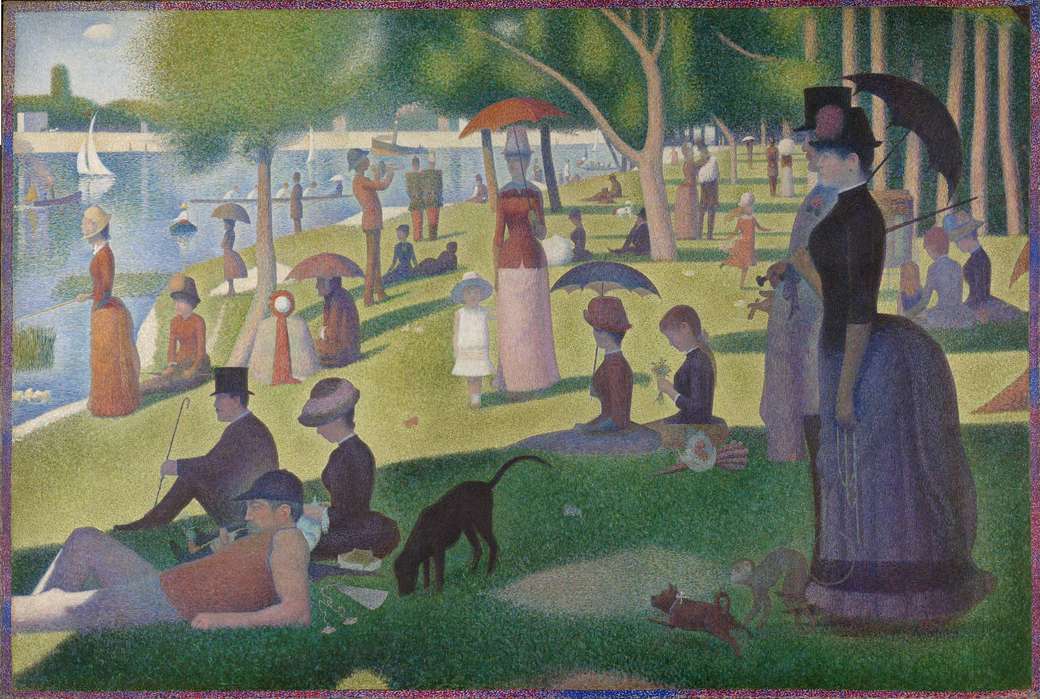 Seurat "a Sunday afternoon at the big Jatte" jigsaw puzzle online