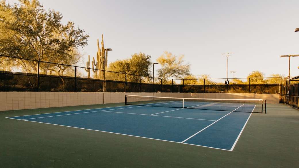μπλε γήπεδο τένις παζλ online