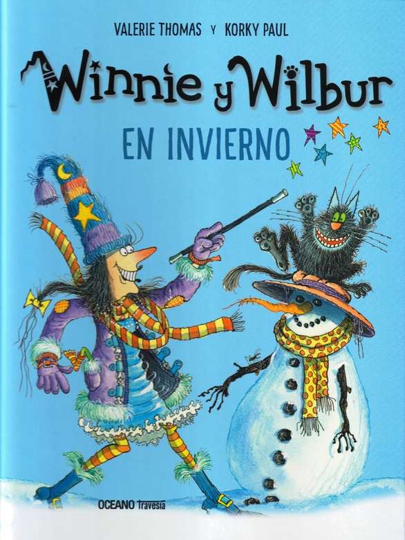 Winnie and Wilbur in winter online puzzle