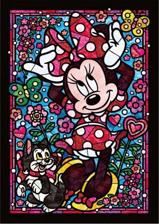 MINNIE MOUSE vetrate puzzle online