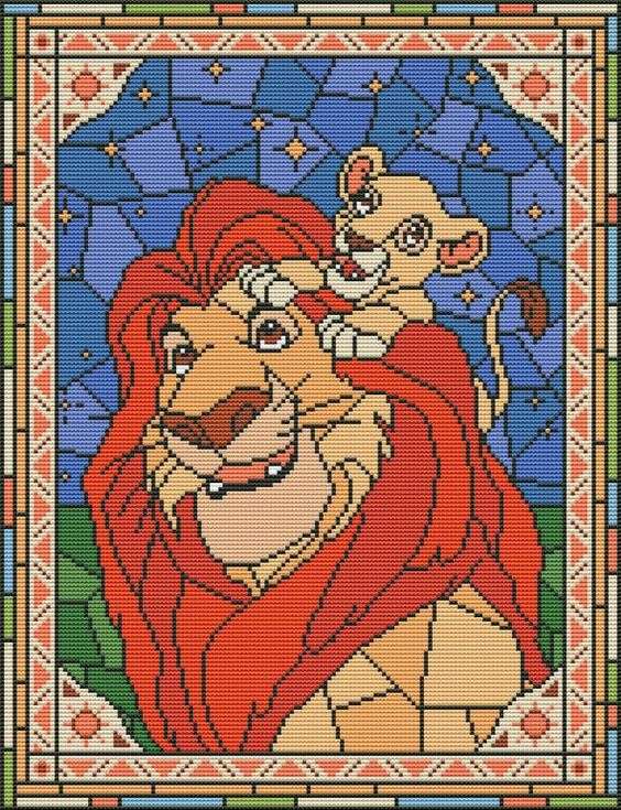 Disney leeuwenkoning 2 online puzzel