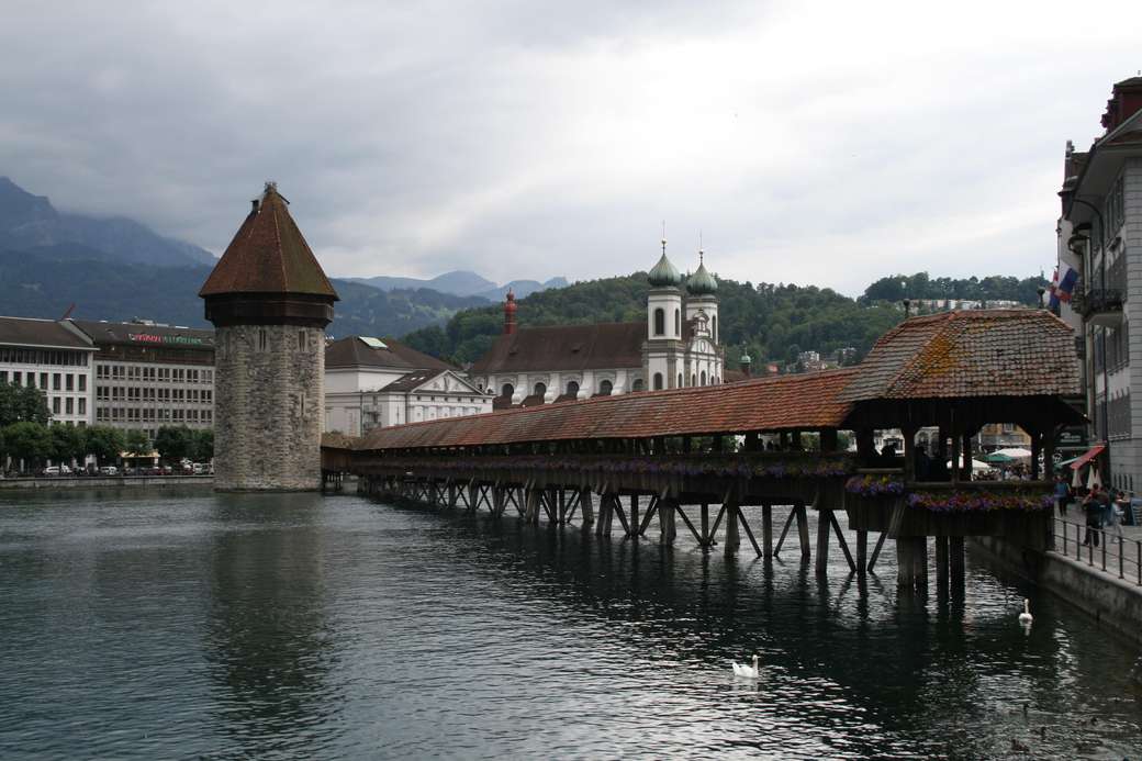 Pont de Lucerne puzzle en ligne