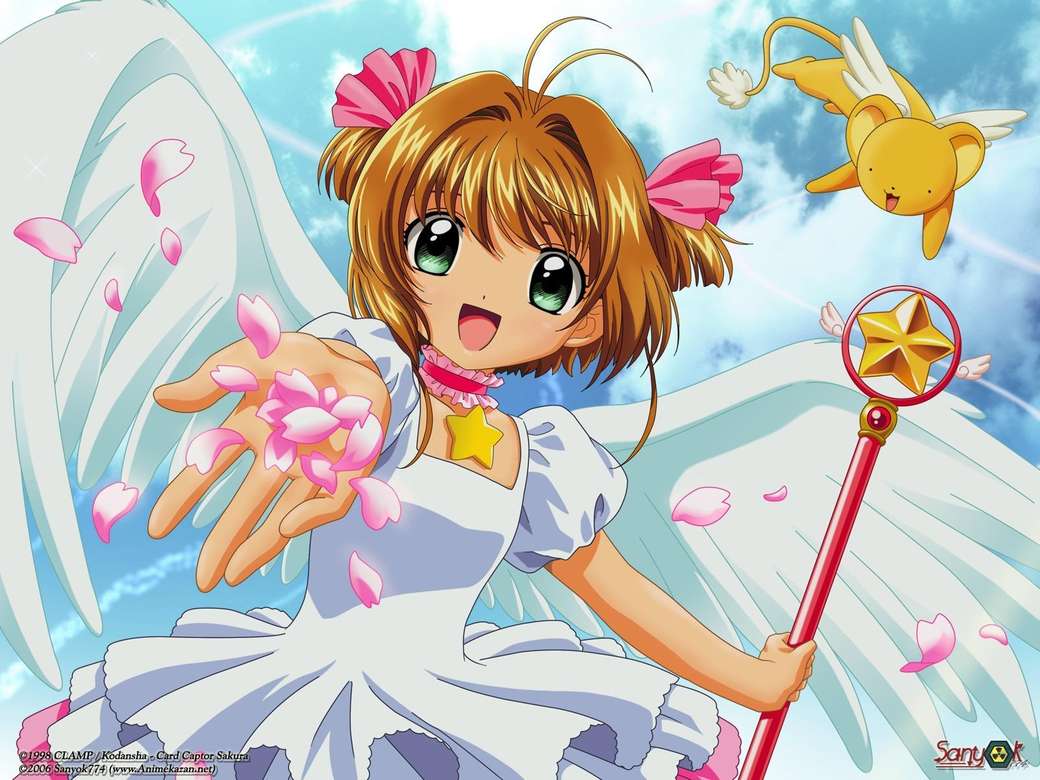 Sakura Card Captor rompecabezas en línea