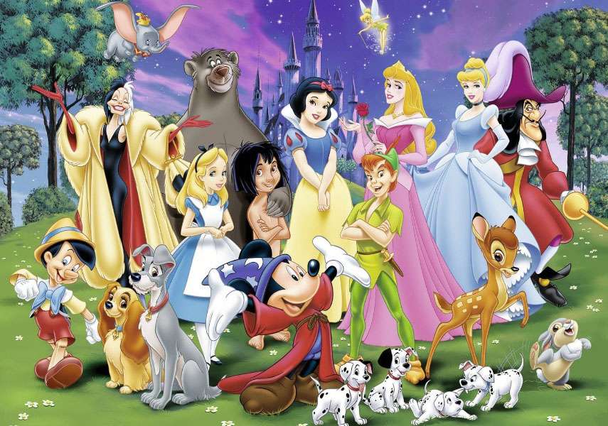 χαρακτήρες της Disney παζλ online