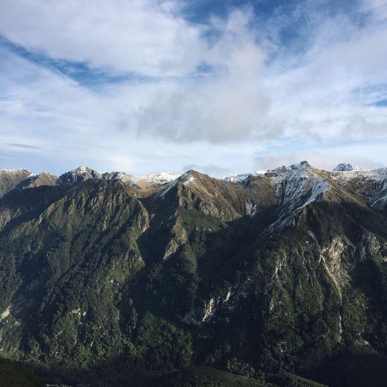 ニュージーランドの山々 ジグソーパズルオンライン