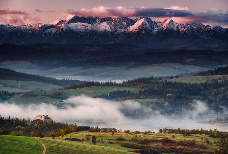 Vista de las montañas Tatra. rompecabezas en línea