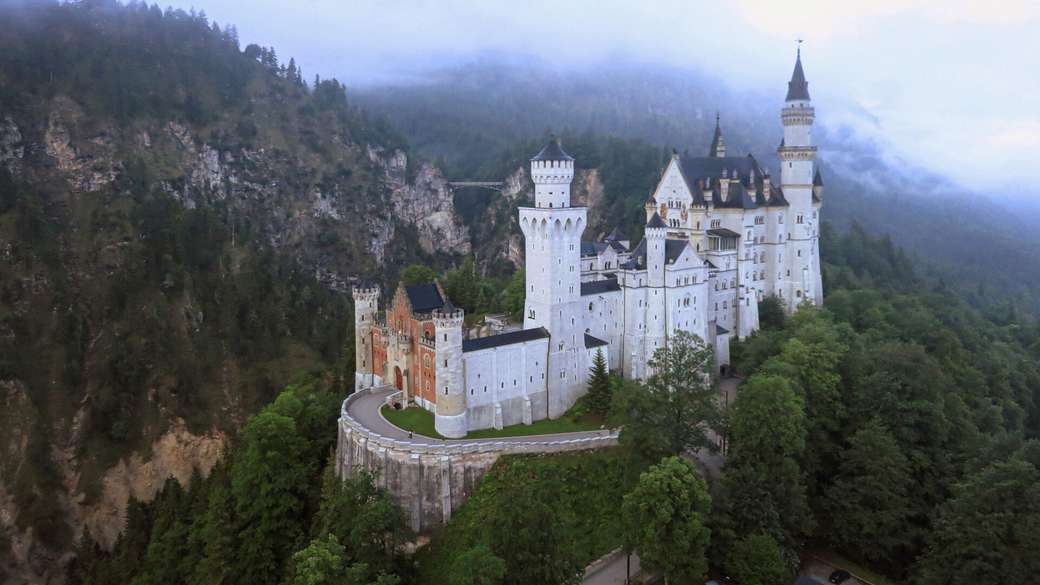 Europas vackraste slott pussel på nätet