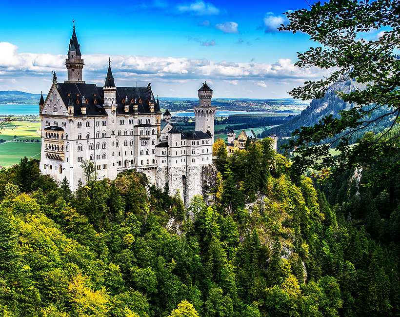 The most beautiful castles in Europe online puzzle