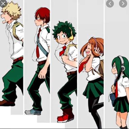 The Main 5 MHA jigsaw puzzle online