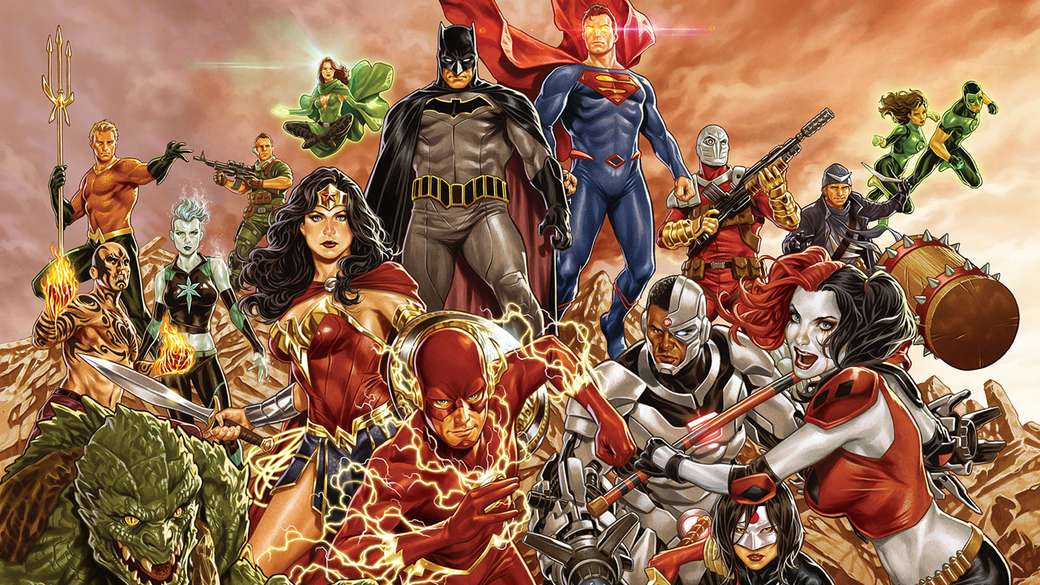 DC szuperhősök online puzzle
