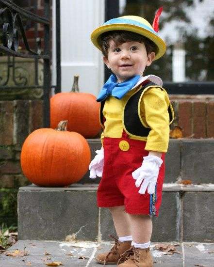 Costume d'Halloween Pinocchio puzzle en ligne