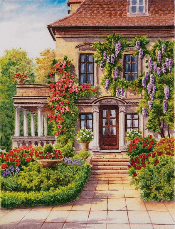 Wisteria on the house online puzzle