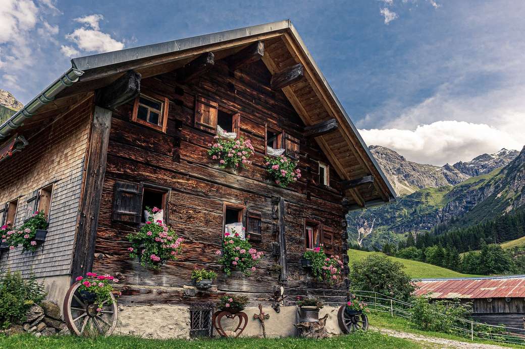 Alpine landschap legpuzzel online