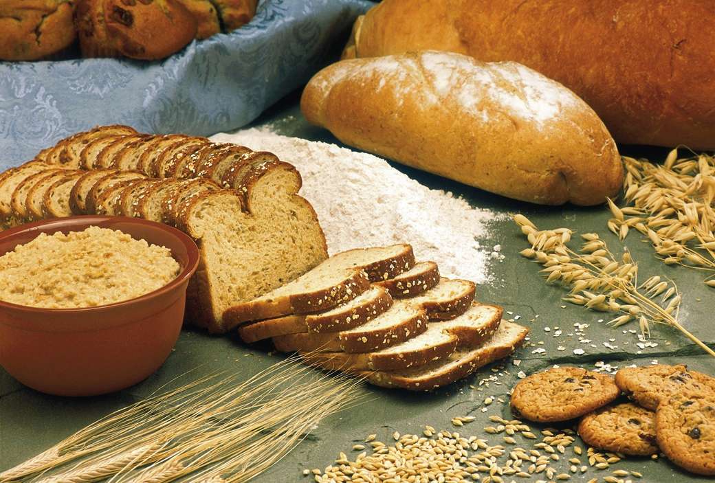 chléb s obilím skládačky online