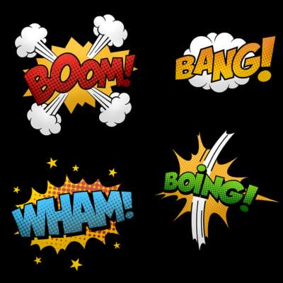 BOOM! BANG! Wham! Boing! jigsaw puzzle online