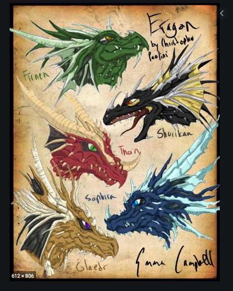 I draghi di Eragon puzzle online