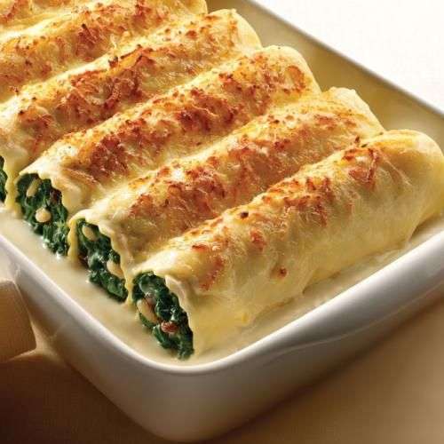 Rich Spinach Cannelloni jigsaw puzzle online