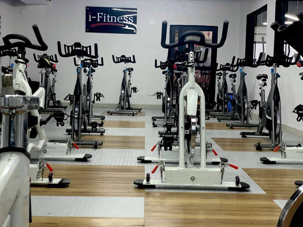 Spin room, fitness center online puzzle