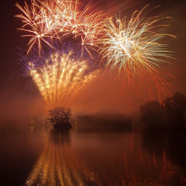 fireworks during daytime jigsaw puzzle online