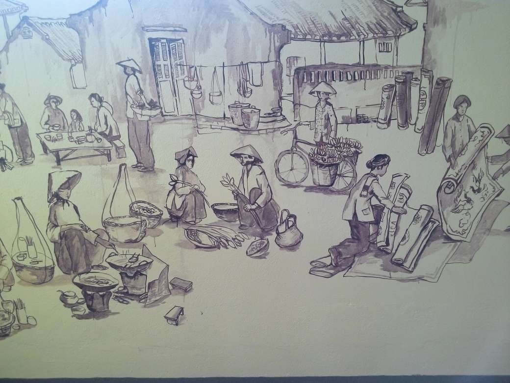 Vietnami freskó online puzzle