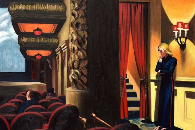 Edward Hopper - New York Movie, 1939 puzzle online