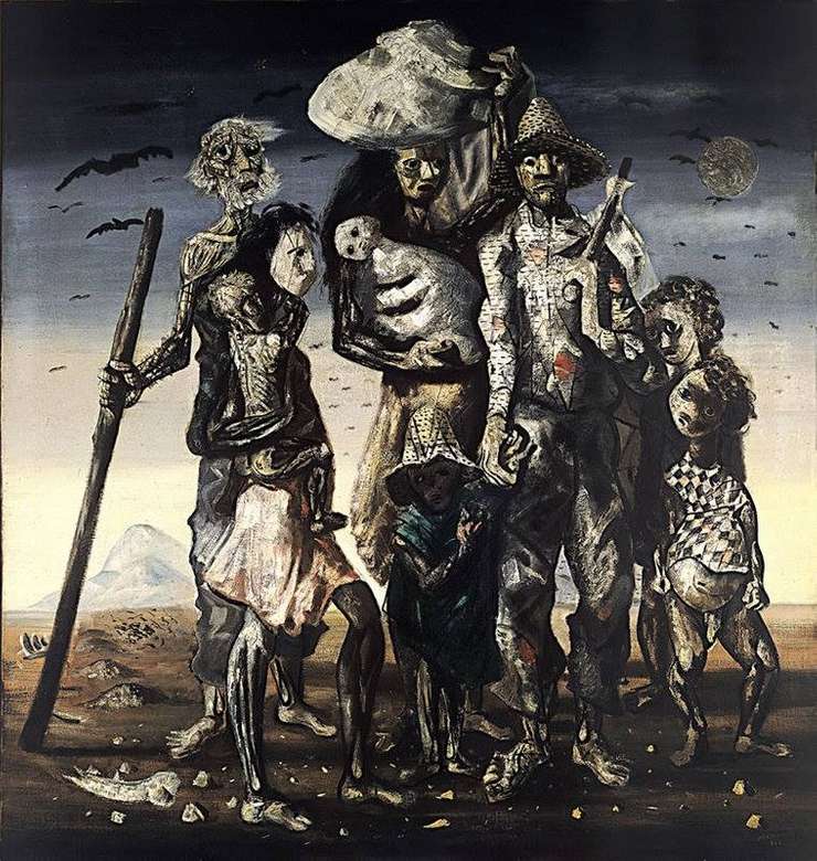 „Os retirantes“, pintura de Candido Portinari онлайн пъзел