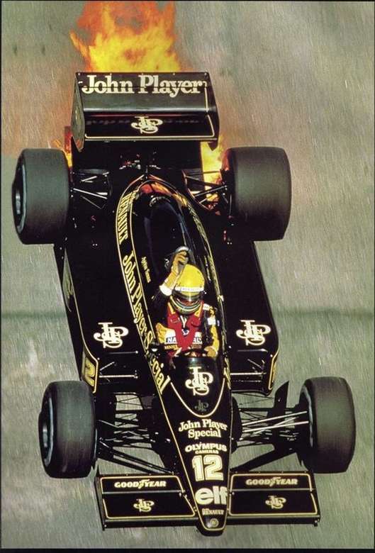 Lotus 98 T -Ayrton Senna online puzzle