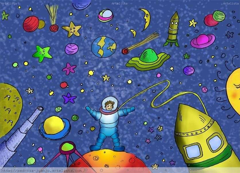 子供のための宇宙 オンラインパズル