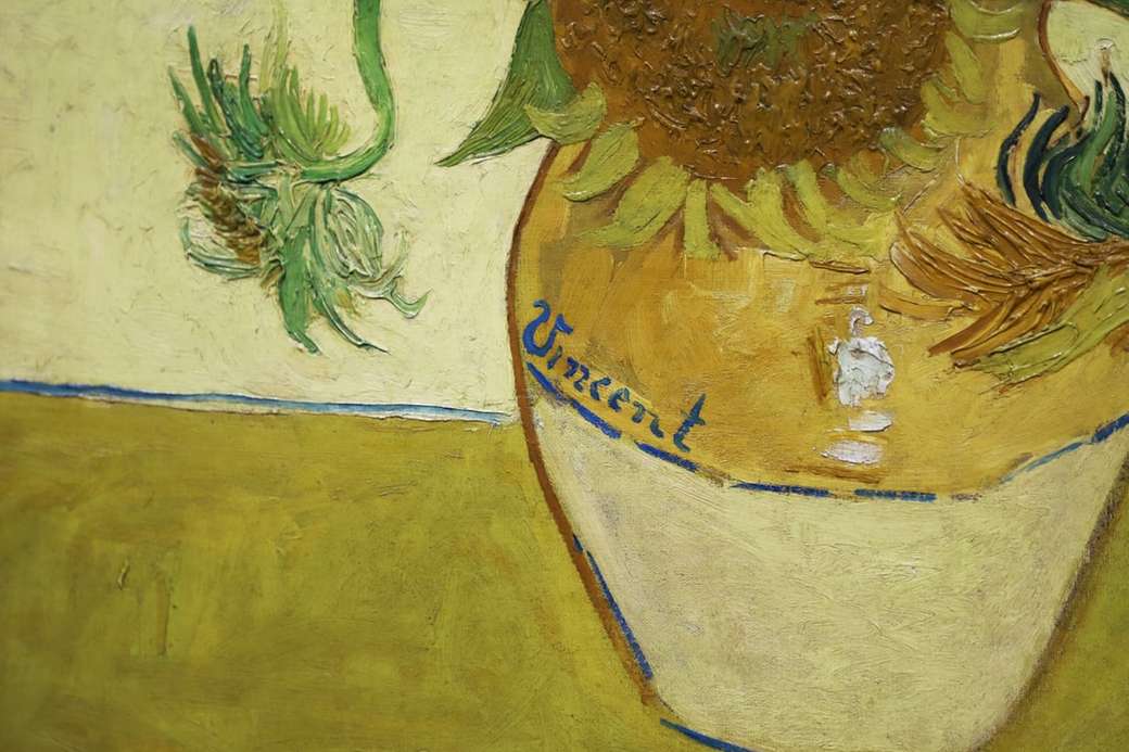 O girassol de Van Gogh. puzzle online