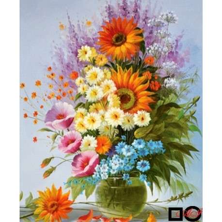 bouquet dai colori vivaci puzzle online
