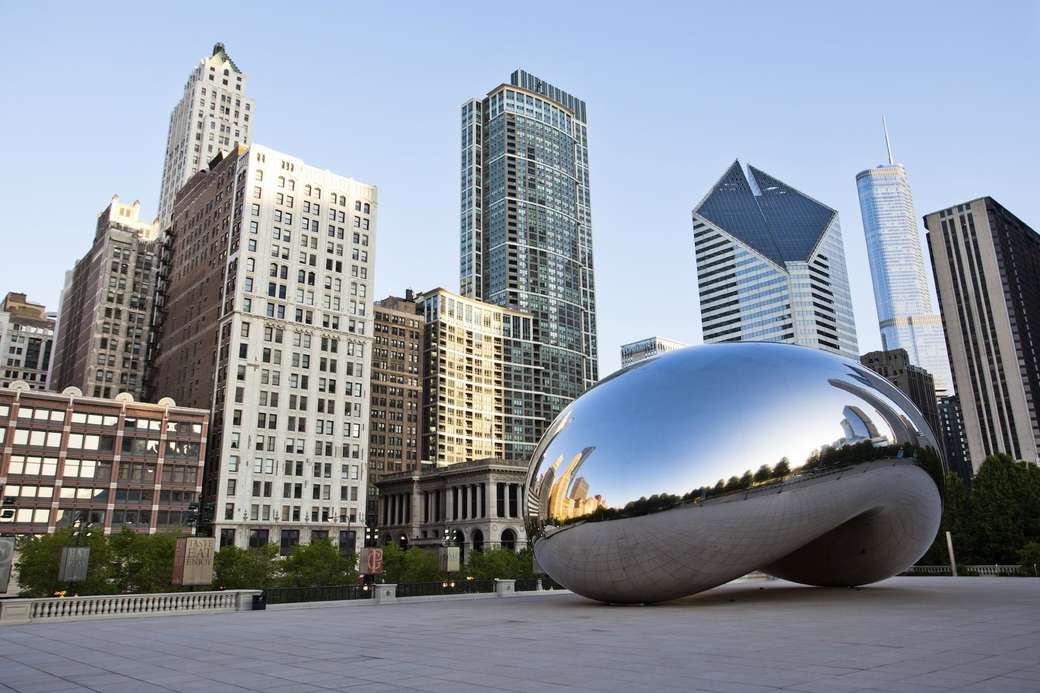 Небостъргачи в Чикаго (Илинойс) онлайн пъзел