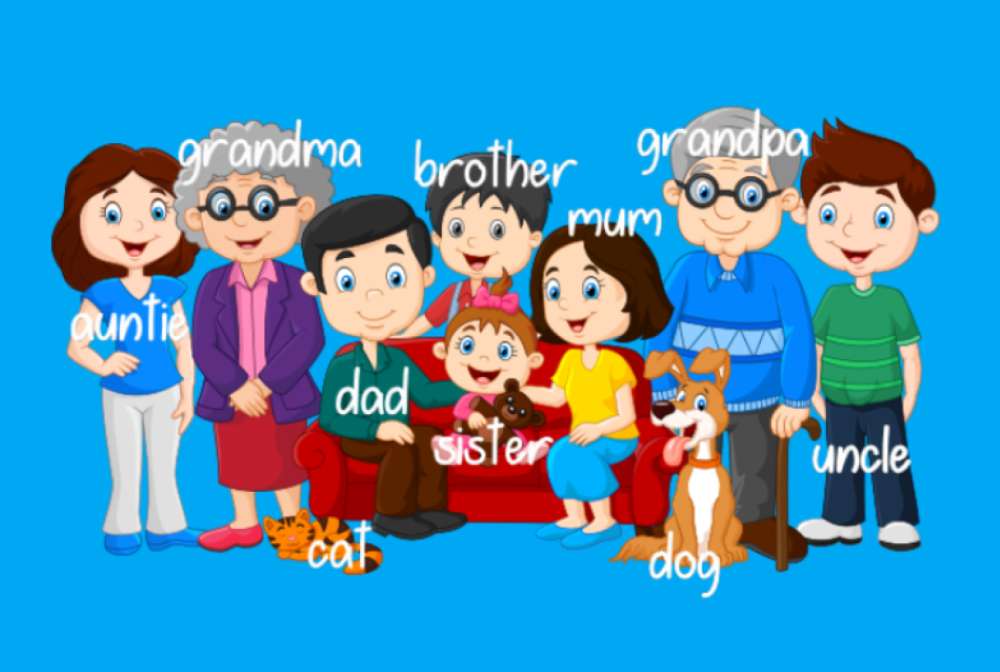 Family Members jigsaw puzzle online