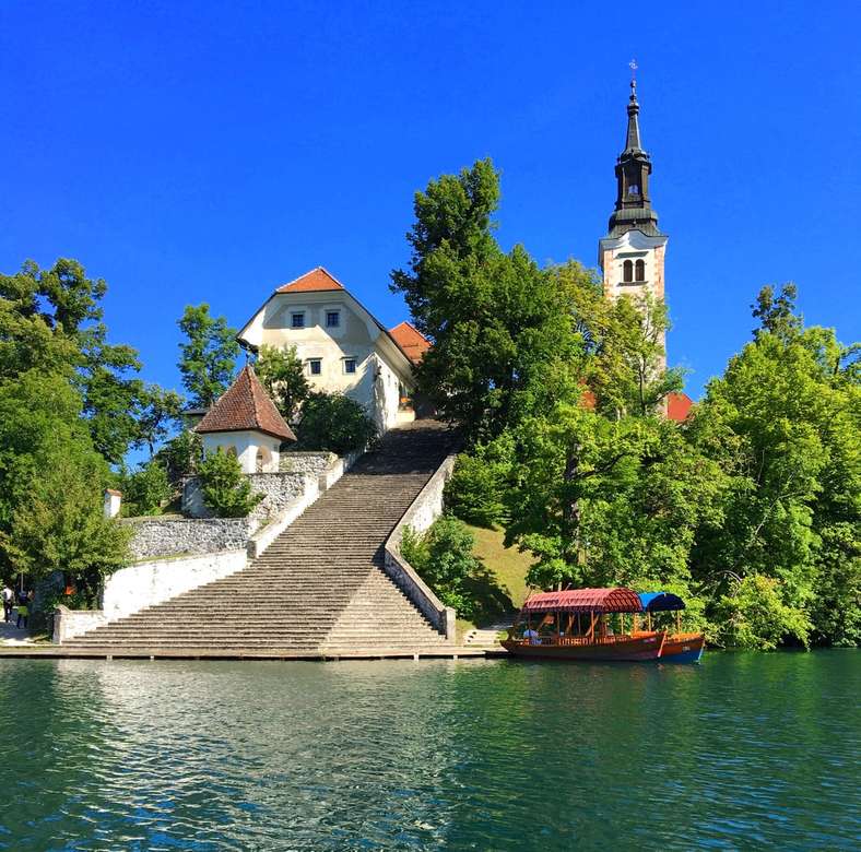 Lake Bled, Slovenië online puzzel