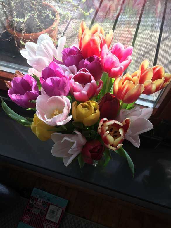 Весенние цветы онлайн-пазл