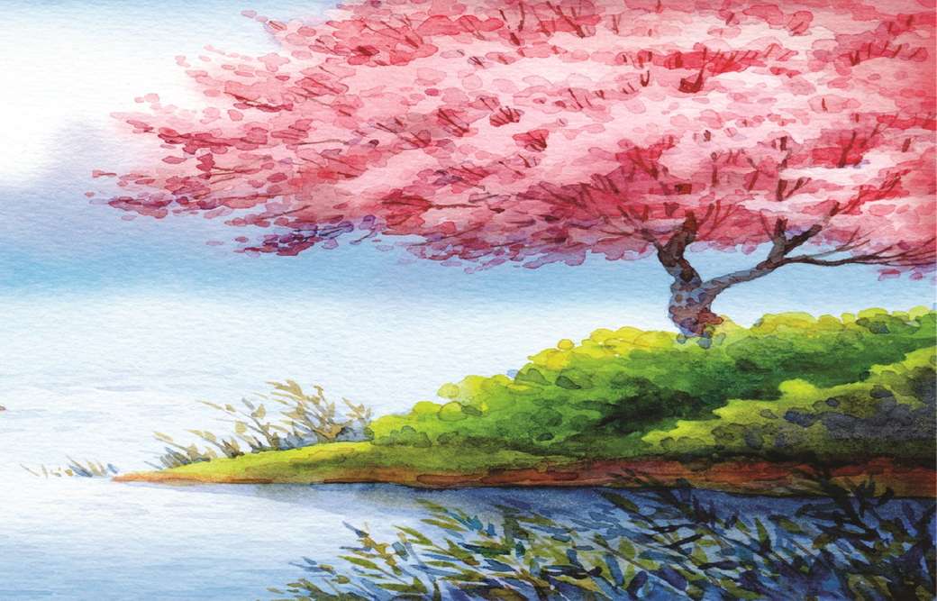 PINK TREE jigsaw puzzle online