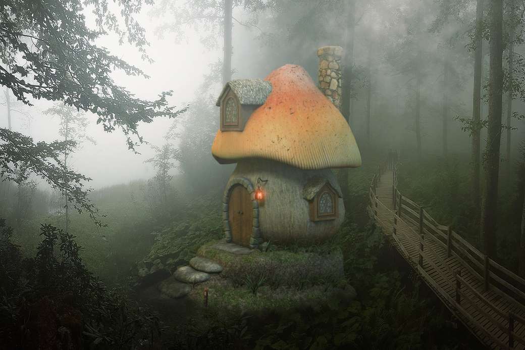 Ένα σπίτι φαντασίας παζλ online