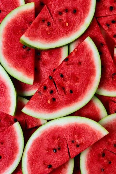 Watermeloenen ... online puzzel