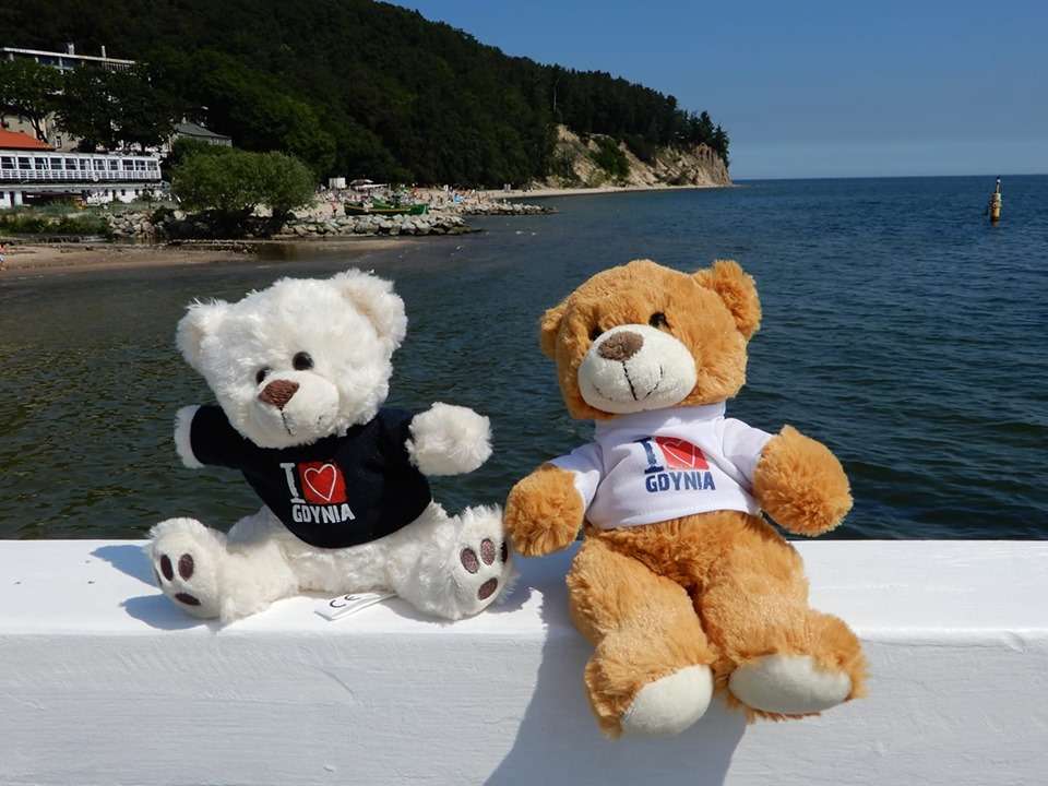 Teddybären am Pier Online-Puzzle