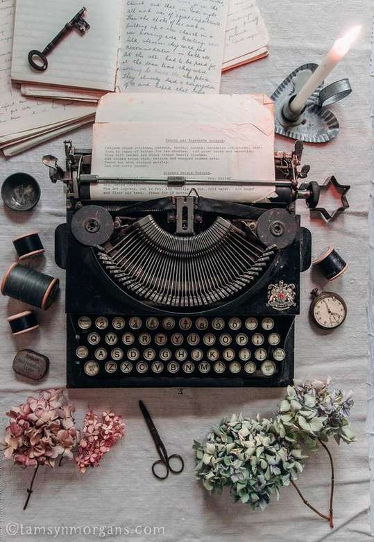 Máquina de escribir rompecabezas en línea