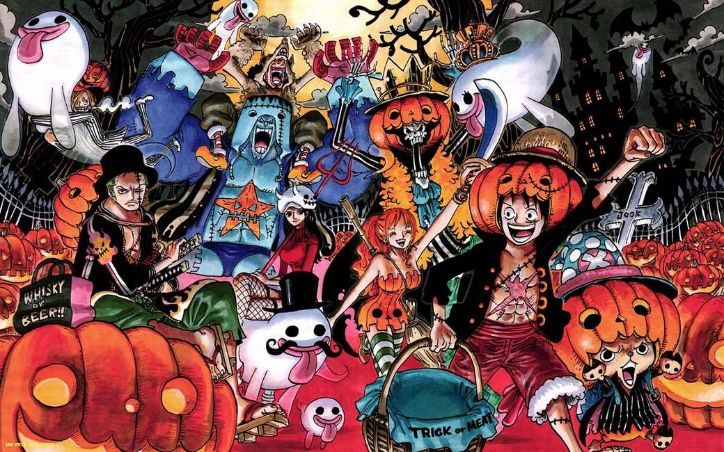 Fond d'écran One Piece puzzle en ligne