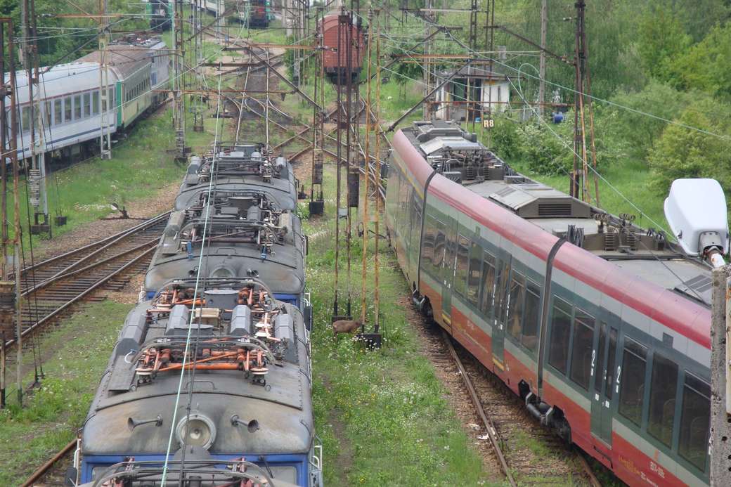 locomotora en Cracovia Bieżanów-Prokocim rompecabezas en línea